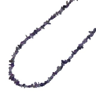 Amethyst Splitterkette 90 cm endlos ohne Verschluss