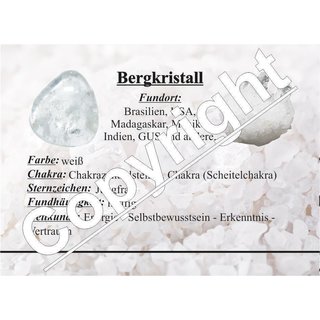 Bergkristall Engel ca. 30 x 50 mm aus echtem Edelstein Schutzengel