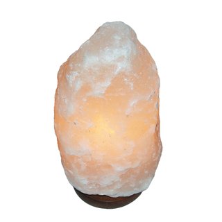 2,0 - 3,0 kg Salzlampe HELL Bosalla mit Palisander-Holz Sockel, Salz Leuchte schwarz 175 cm