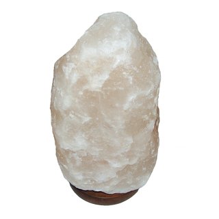 2,0 - 3,0 kg Salzlampe HELL Bosalla mit Palisander-Holz Sockel, Salz Leuchte schwarz 175 cm