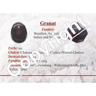 100 Gramm Granat medium Rohsteine Rohstcke Wassersteine oder als Dekoration, ca. 10 - 20 mm